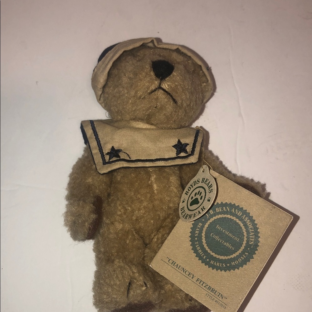 Vintage The Boyds Bears Nautical Teddy Bear “Chauncey Fitzbruin” - Picture 4 of 6
